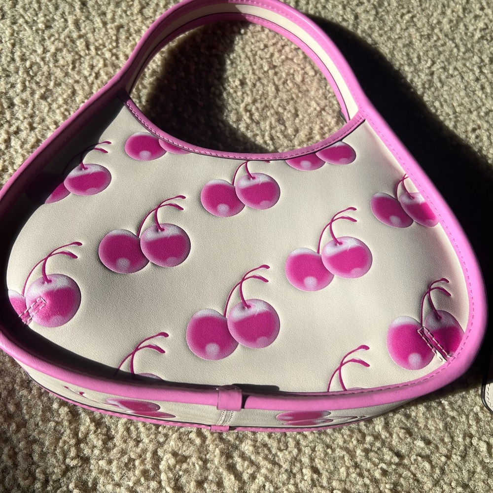 Coachtopia Coach Pink Cherry Pattern Shoulder Bag - image 7